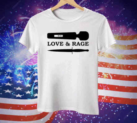 Love & Rage Dildo And Knife Tee Shirt