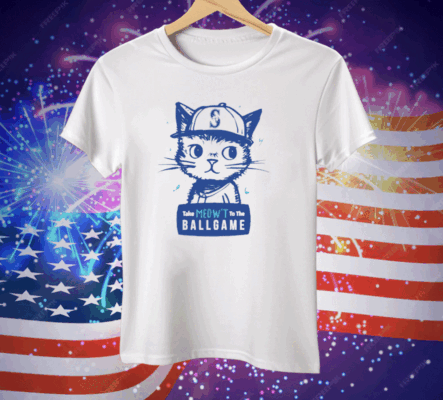 Mariners Take Meow’t to the Ballgame Tee Shirt