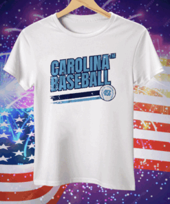 NORTH CAROLINA TAR HEELS RETRO BASEBALL Tee Shirt