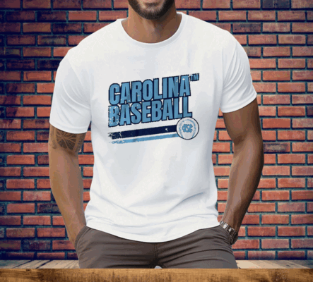 NORTH CAROLINA TAR HEELS RETRO BASEBALL Tee Shirt