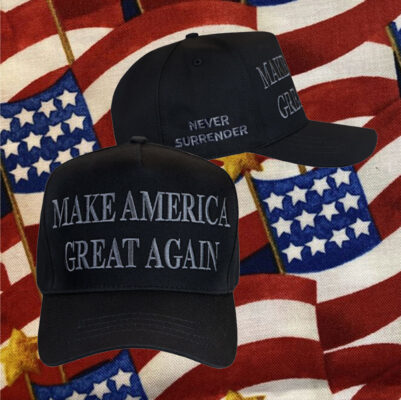 Never Surrender MAGA Baseball Cap