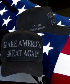 Never Surrender MAGA Trucker Hat