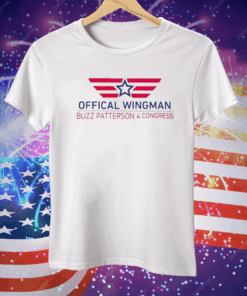 Official Wingman Buzz Patterson 4 Congress Tee Shirt