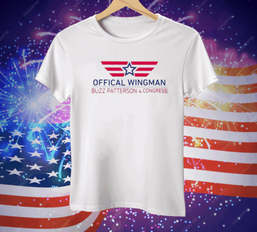 Official Wingman Buzz Patterson 4 Congress Tee Shirt