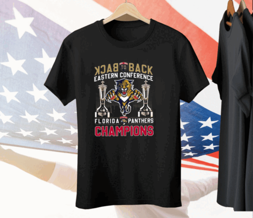 Panthers BACK TO BACK EASTERN CONFERENCE CHAMPS 2024 Tee Shirt