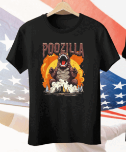 Poozilla Explosive Monstrous Diarrhea Poop Meme Tee Shirt