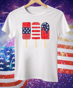 Popsicle 4th Of July Tee Shirt