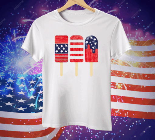 Popsicle 4th Of July Tee Shirt