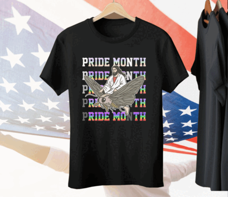 Pride Month Ride Moth Tee Shirt