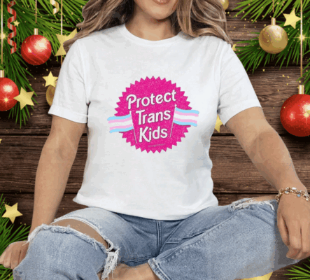 Protect Trans Kids Megamikoart Pride Tee Shirt