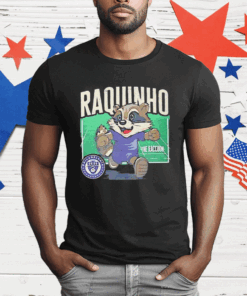 Raquinho The Raccoon Union Soccer T-Shirt