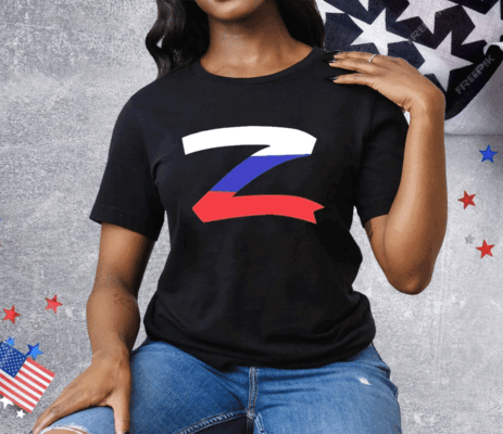 Russian Letter Z Flag Tee Shirt