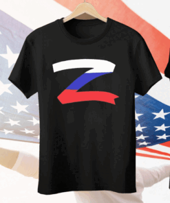 Russian Letter Z Flag Tee Shirt