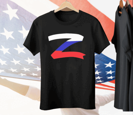 Russian Letter Z Flag Tee Shirt