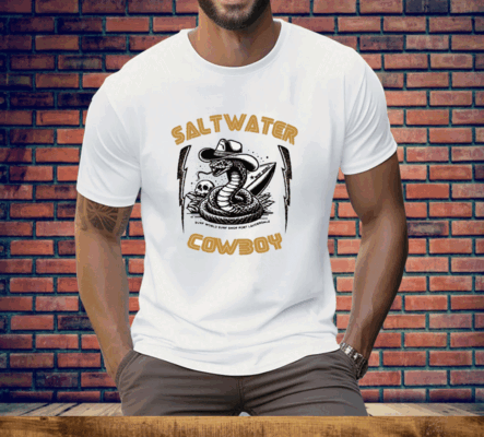Snake Surf World Salt Water Cowboy Tee Shirt
