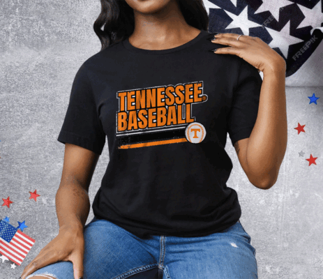 TENNESSEE VOLUNTEERS RETRO BASEBALL Tee Shirt