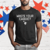THE CADDIE NETWORK WHO'S YOUR CADDIE Tee Shirt