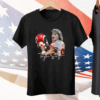 Taylor Wearing Travis Kelce Jersey Tee Shirt