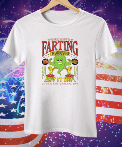 The International Farting Federation Worldwide Farting Championship Tee Shirt