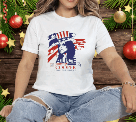 Vote For Alice Cooper 2024 Tee Shirt