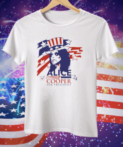 Vote For Alice Cooper 2024 Tee Shirt