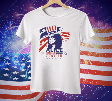 Vote For Alice Cooper 2024 Tee Shirt