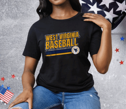 WEST VIRGINIA MOUNTAINEERS RETRO BASEBALL Tee Shirt