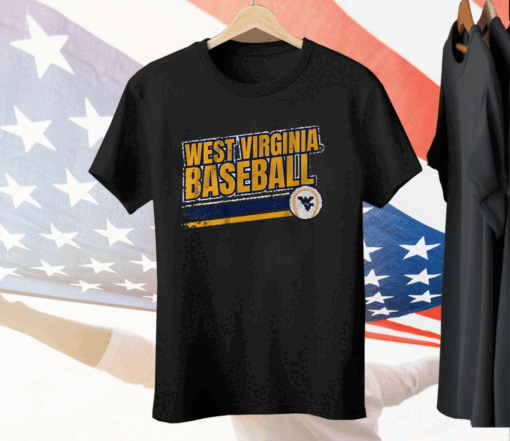 WEST VIRGINIA MOUNTAINEERS RETRO BASEBALL Tee Shirt