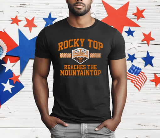 TENNESSEE BASEBALL ROCKY TOP REACHES THE MOUNTAINTOP T-Shirt