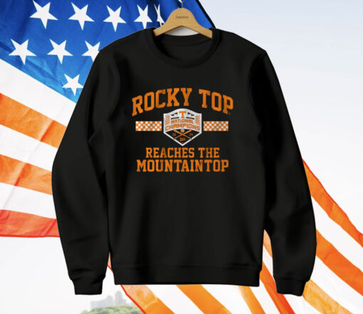 TENNESSEE BASEBALL ROCKY TOP REACHES THE MOUNTAINTOP T-Shirt