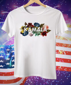 Kamala Harris Vintage Floral Feminine First Female President Tee Shirt