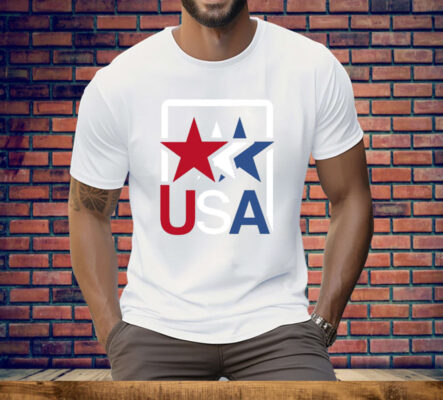 Usa Stars In Motion Tee Shirt