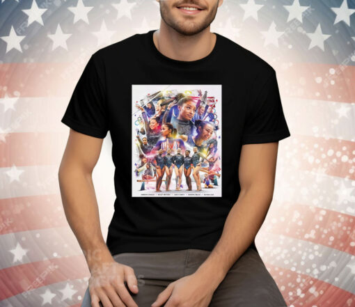 Usa Women’s Gymnastics Win Gold In Team Final Tee Shirt - Image 3