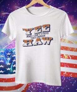 024 country now Yee Haw And I Can’t Stress This Enough Tee Shirt