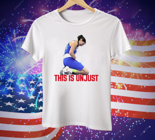 Angela Carini This Is Unjust Tee Shirt