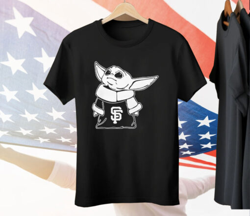 Baby Yoda San Francisco Giants Tee Shirt