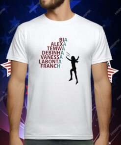 Bia Alexa Temwa Debinha Vaness Labonta Franch T-Shirt