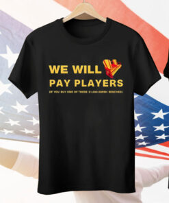 Brent Blum We Will Pay Players If You Buy One Of These $1000 Amish Benches Tee Shirt