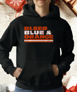 Chicago Football Bleed Blue Orange T-Shirt