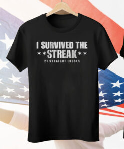 Chicago I Survived the Streak Tee Shirt