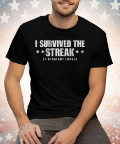 Chicago I Survived the Streak Tee Shirt