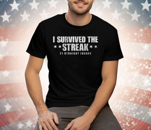 Chicago I Survived the Streak Tee Shirt