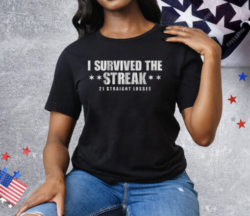 Chicago I Survived the Streak Tee Shirt