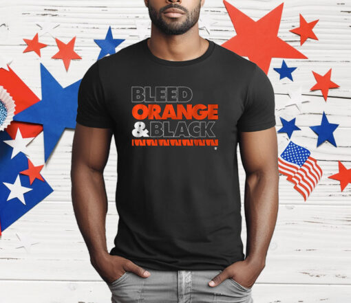 Cincinnati Football Bleed Orange Black T-Shirt