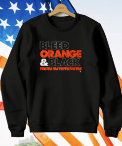 Cincinnati Football Bleed Orange Black T-Shirt