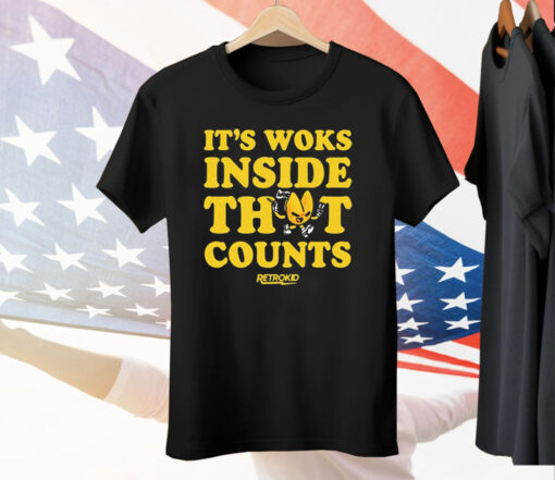 It’s Woks Inside That Counts Retrokid Tee Shirt