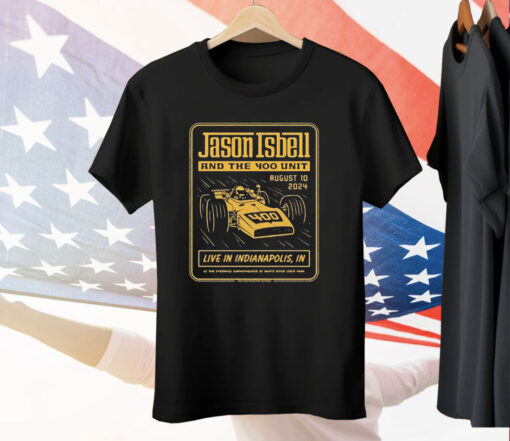 Jason Isbell And The 400 Unit Indianapolis IN 2024 Tour Tee Shirt