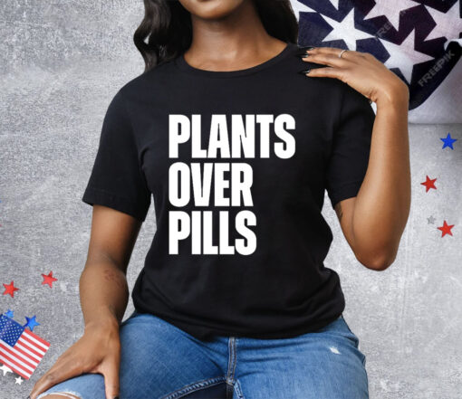 John Salley Plants Over Pills Tee Shirt