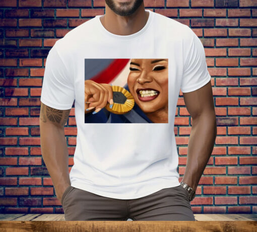 Jordan Chiles Iconic Photo Art 2024 Tee Shirt - Image 2