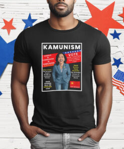 Kamala Communism Kamunism Magazine Cover T-Shirt